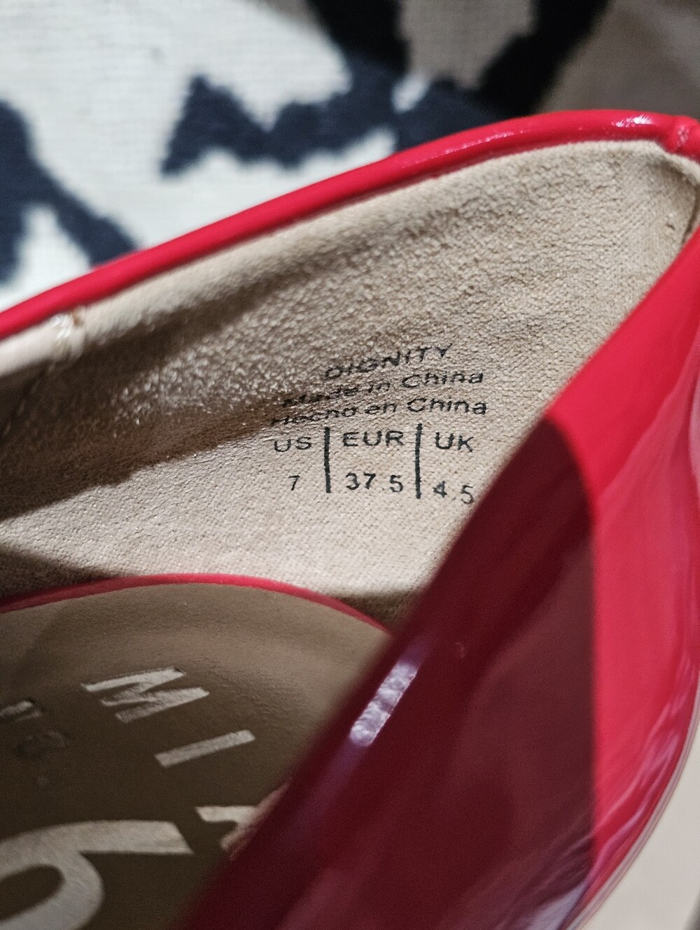 Red Patent Pointed-Toe Pumps - Picture 6 of 6